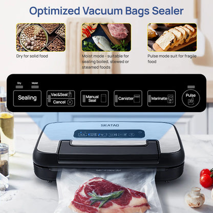 Automatic Multi Functional Built-in Storage & Cutting Vacuum Sealer