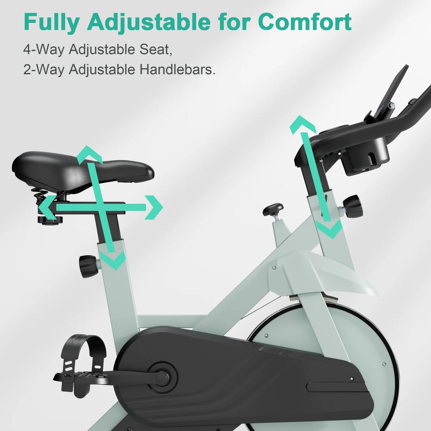 Super Run Exercise Bike,  Low Noise Workout Cycling Bike For Home