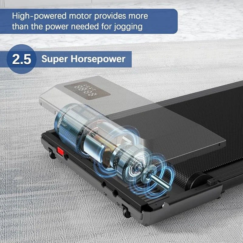 LCD Digital Data Display Treadmill for Home, with 2.5HP Treadmills Walking Pad