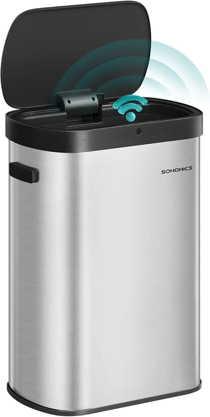 Motion Sensor Trash Can, 13-Gallon (50 L) , Wave or Touch to Open