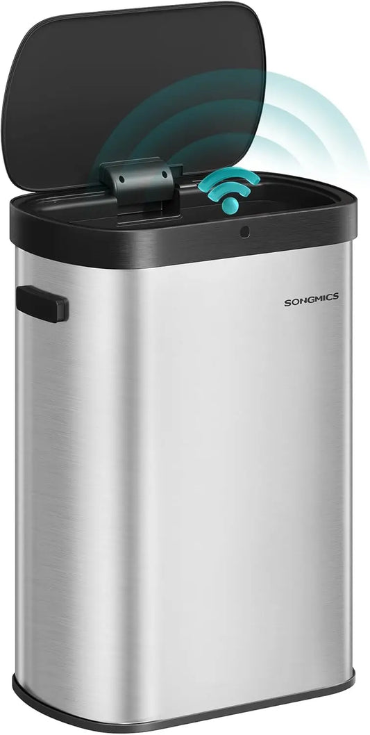 Motion Sensor Trash Can, 13-Gallon (50 L) , Wave or Touch to Open