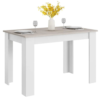 Wooden,  Rectangular Dinner Table Or Modern Kitchen Table for 4