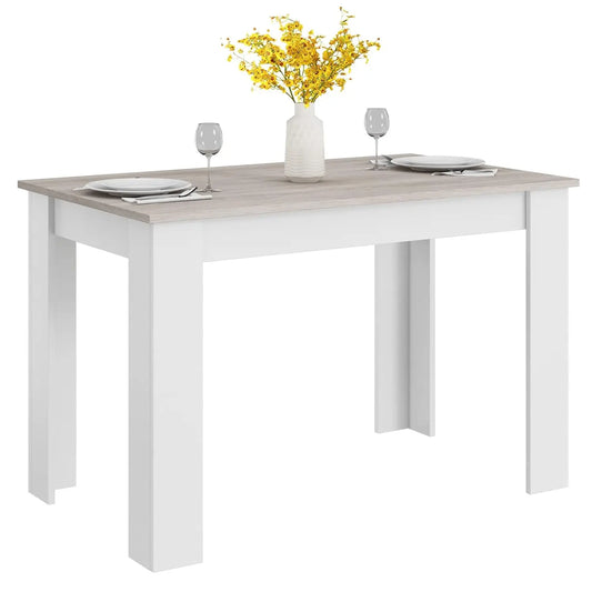 Wooden,  Rectangular Dinner Table Or Modern Kitchen Table for 4