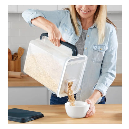 Large Food or Pet Food Storage Container Plastic Stackable Pantry