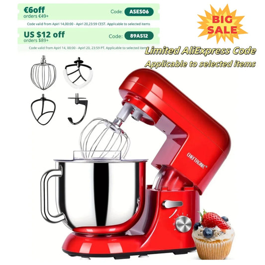 1pc CHEFTRONIC Stand Mixer, Frother for milk