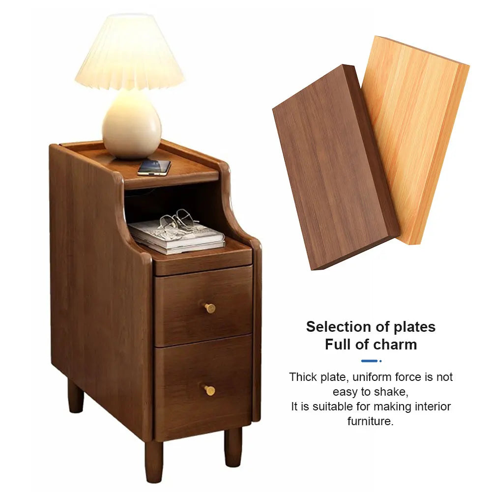 Nightstand Storage Cabinet
