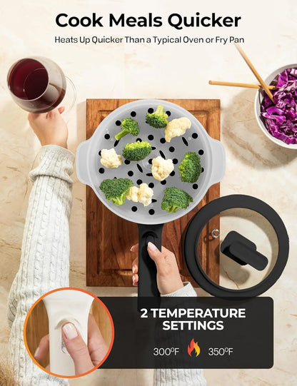 PRO Electric Hot Pot with Lid and Steame