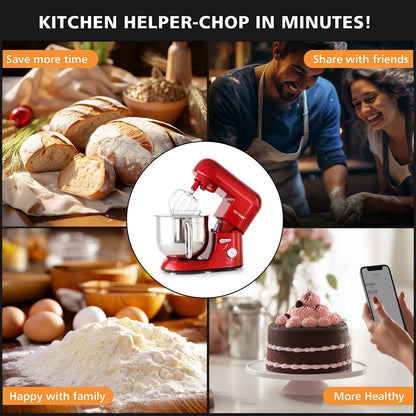 1pc CHEFTRONIC Stand Mixer, Frother for milk