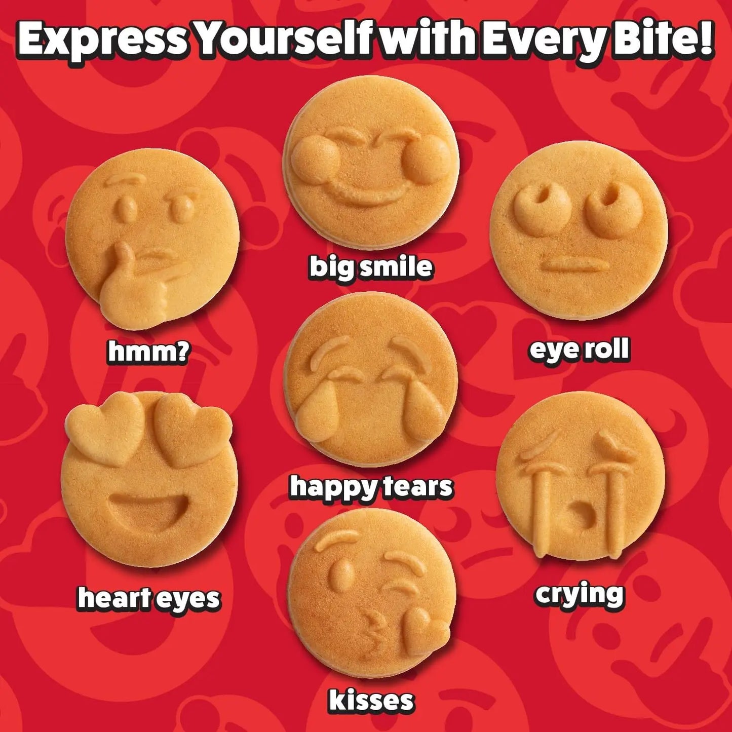Make 7 Unique Smiley Face Waffles Pancakes for Kids