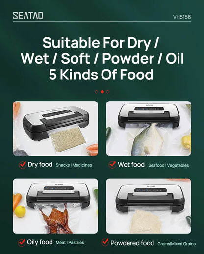 Automatic Multi Functional Built-in Storage & Cutting Vacuum Sealer