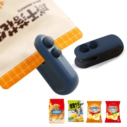 2 In 1 Sealer Cutter Multifunctional Portable, Mini Bag Sealer Portable Resealer