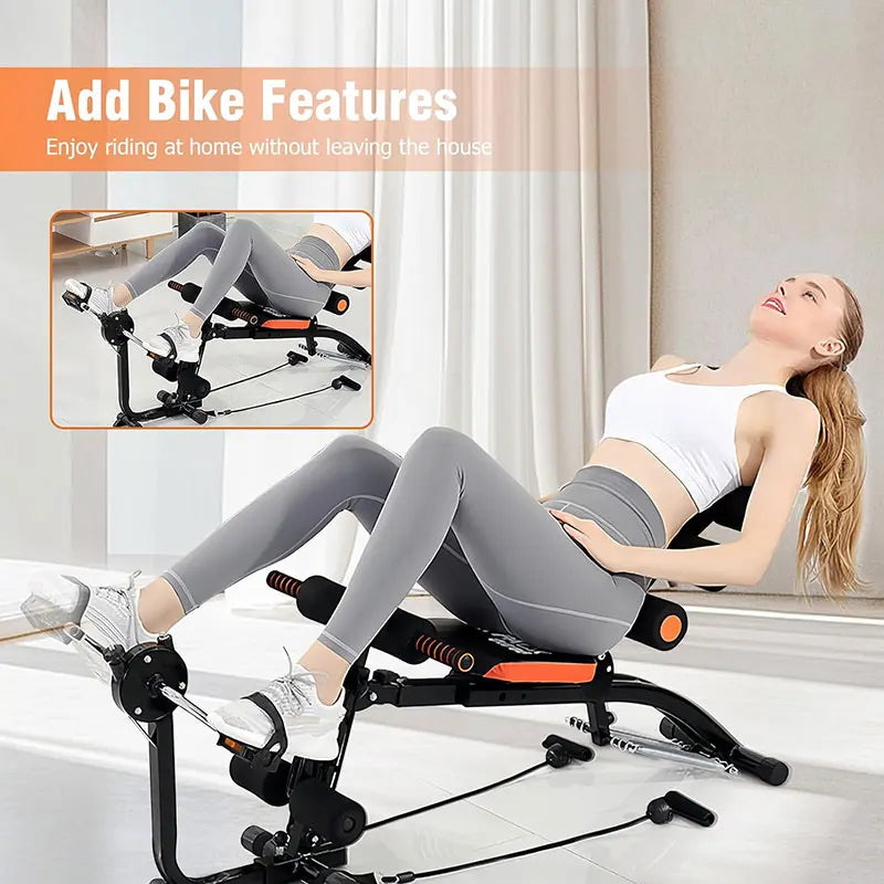 Adjustable sit-up machine with leg locking device for abdominal training