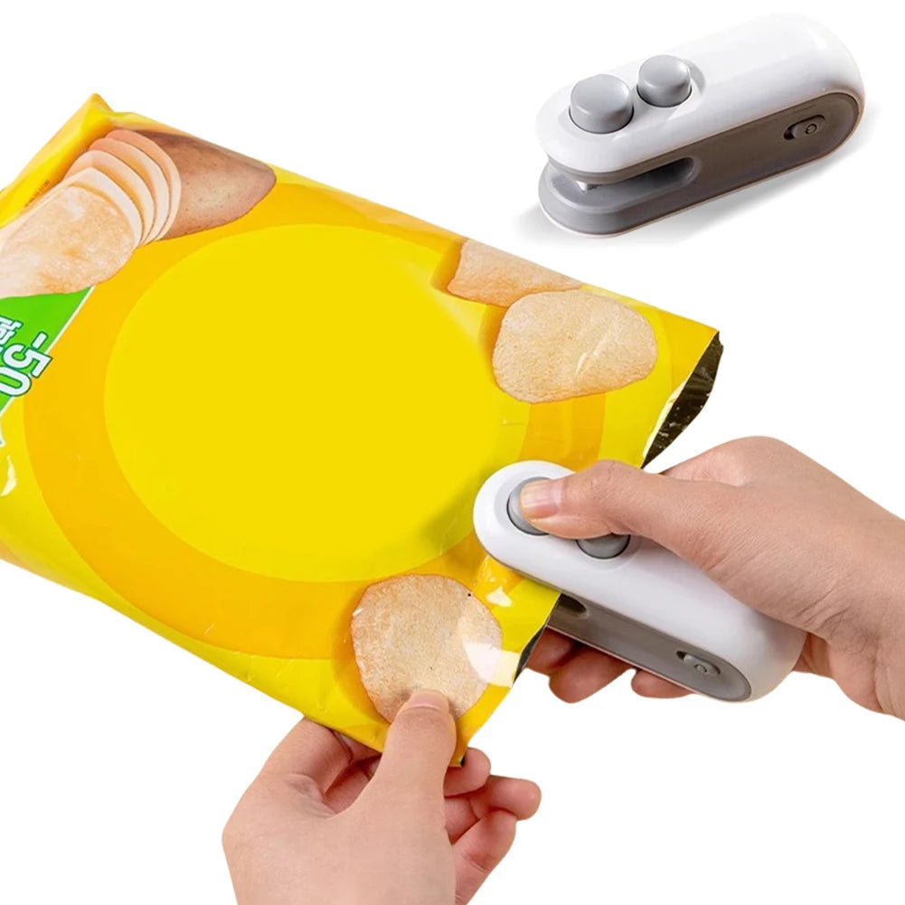 2 In 1 Sealer Cutter Multifunctional Portable, Mini Bag Sealer Portable Resealer