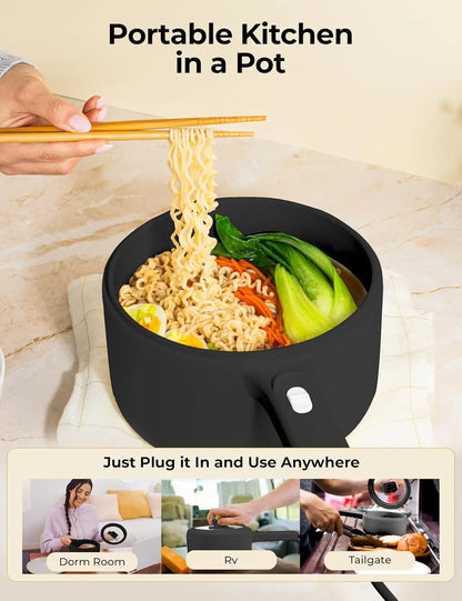 PRO Electric Hot Pot with Lid and Steame