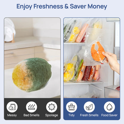 Automatic Multi Functional Built-in Storage & Cutting Vacuum Sealer