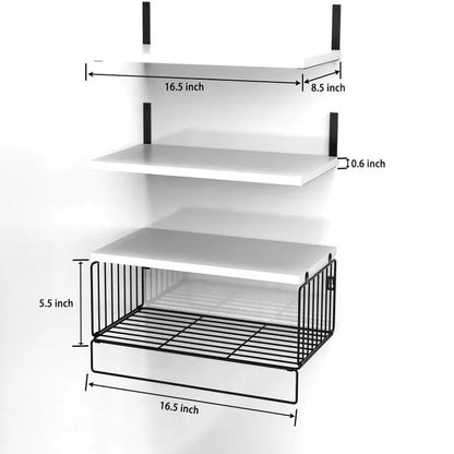 Wall Mounted Farmhouse Bathroom/Bedroom Floating Shelves