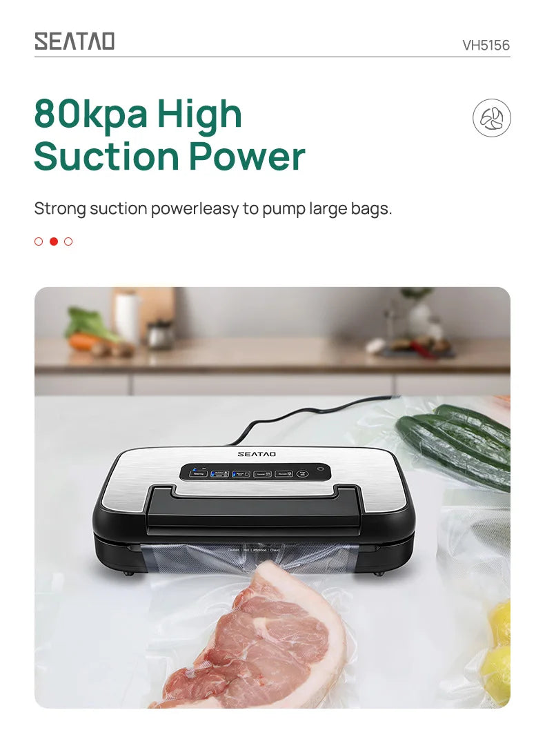 Automatic Multi Functional Built-in Storage & Cutting Vacuum Sealer