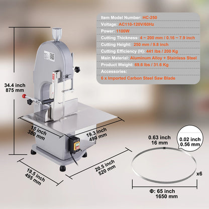 Electric Bone Cutting Sawing Machine