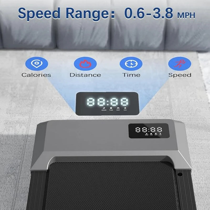 LCD Digital Data Display Treadmill for Home, with 2.5HP Treadmills Walking Pad