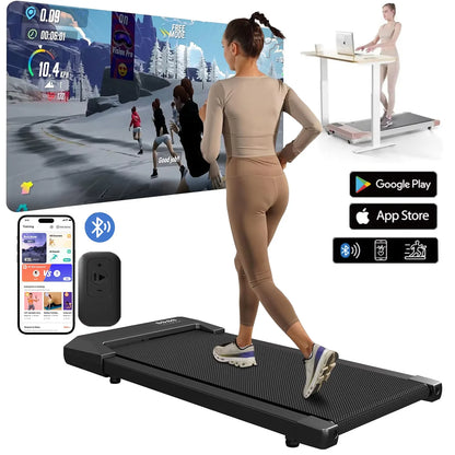 LCD Digital Data Display Treadmill for Home, with 2.5HP Treadmills Walking Pad