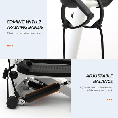 Exercise Twist Stepper Machine with Handlebar