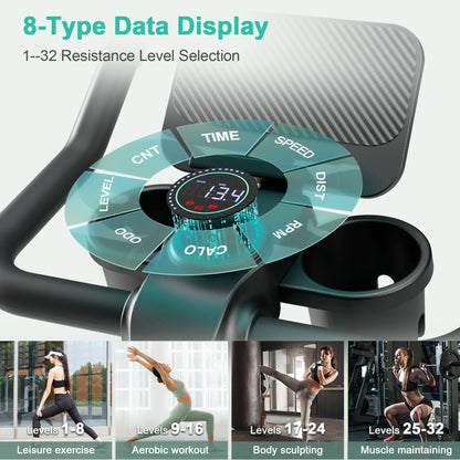 Super Run Exercise Bike,  Low Noise Workout Cycling Bike For Home
