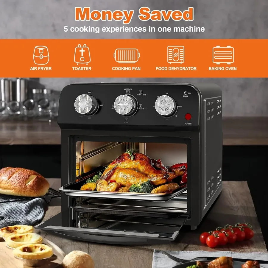 13 Quart 4 Slices Air Fryer Convection Toaster Oven