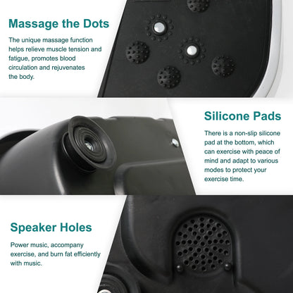 Vibration Plate, Exercise Machine Fat-Burning, Portable Fitness Equipment