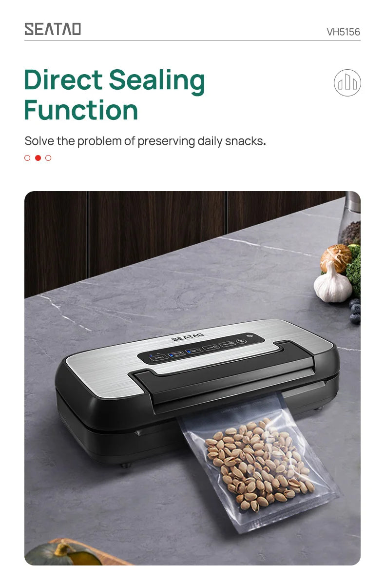 Automatic Multi Functional Built-in Storage & Cutting Vacuum Sealer