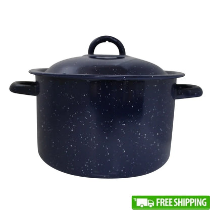 Enamel Stock Pot Soup or Stews, Hand Wash Only