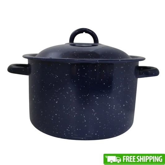 Enamel Stock Pot Soup or Stews, Hand Wash Only