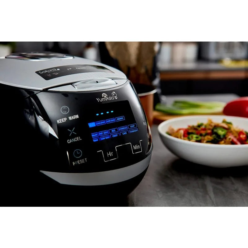 Yum Asia Sakura Rice Cooker with Ceramic Bowl
