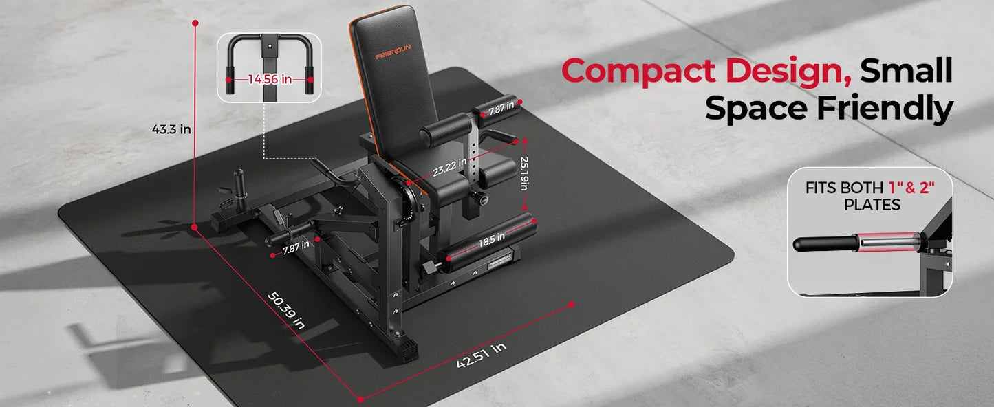 FEIERDUN Leg Extension and Curl Machine, Seated Leg Extension Machine
