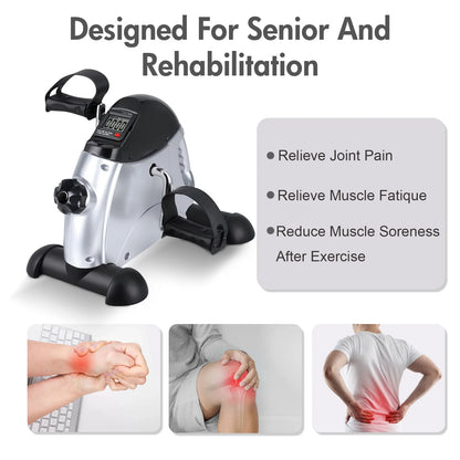Mini Pedal Exercise Bike, Cycling Portable Bike