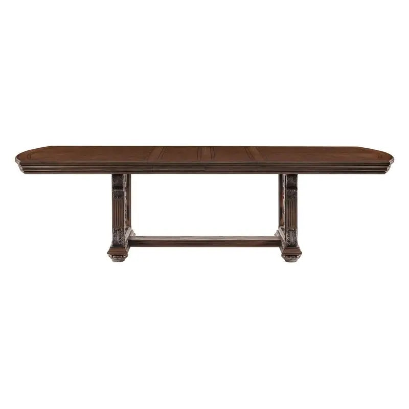 Elegant Formal 5-Piece Dining Set with Extension Leaf Table & 4 Chairs -