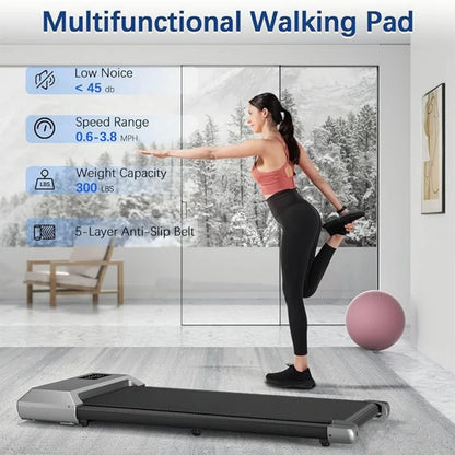 LCD Digital Data Display Treadmill for Home, with 2.5HP Treadmills Walking Pad