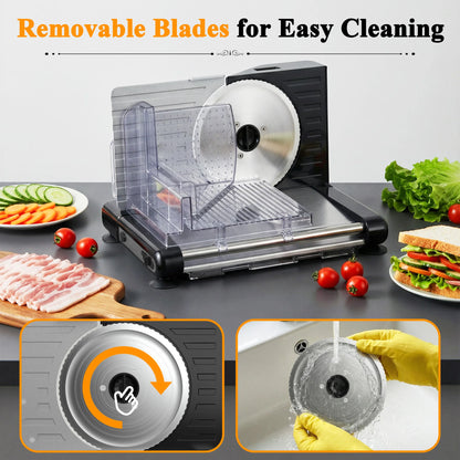 Electric Meat Slicer Machine for Home Cut Meat and Cheese