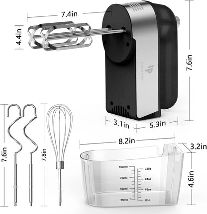 Hand Mixer Electric, Turbo Boost/Self-Control Speed