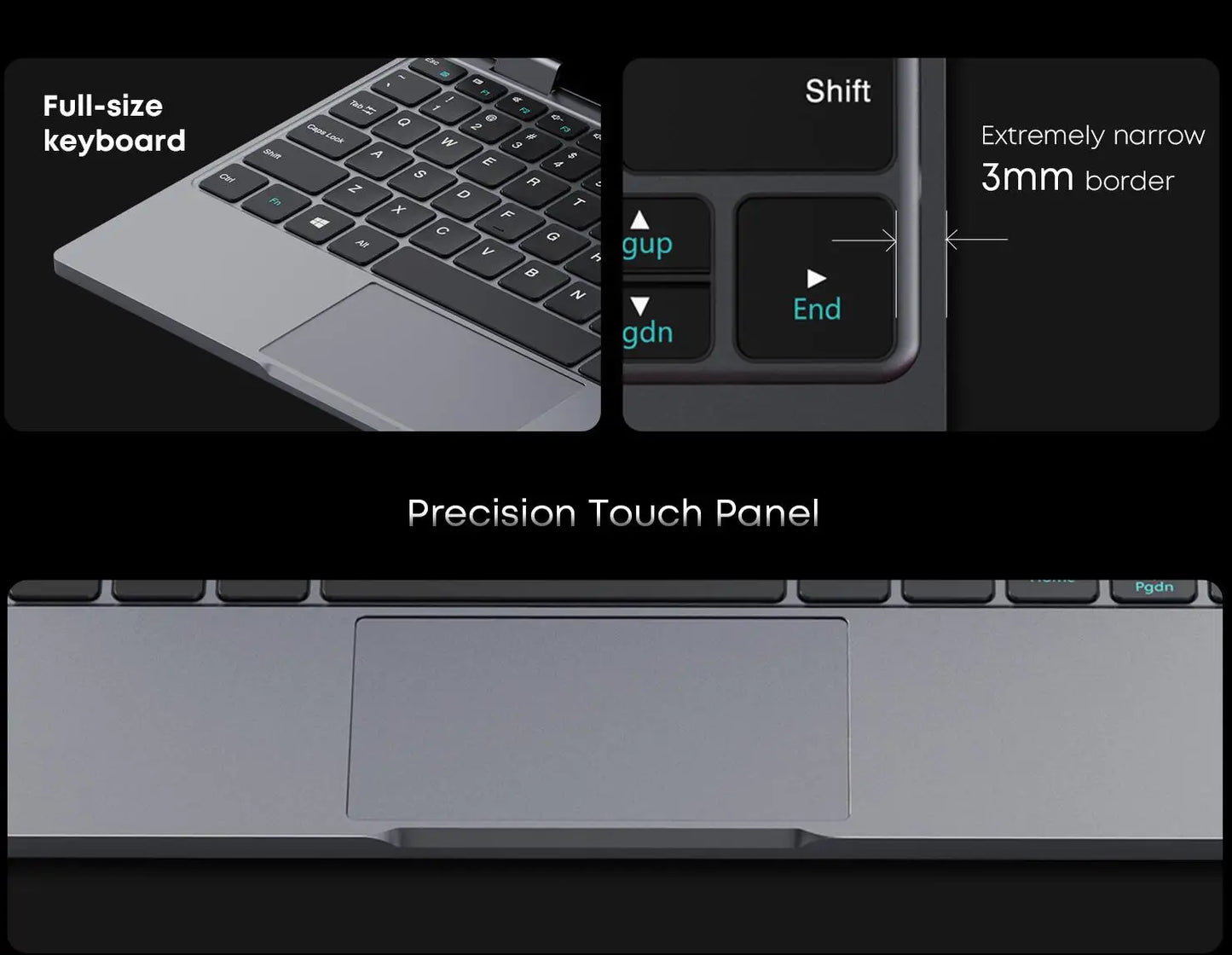 CHUWI MiniBook X 2 in 1 Laptop Intel 16GB LPDDR5 10.51