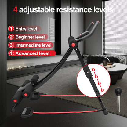 Ab Workout Equipment for Home Gym, Core & Abdominal Trainer Fitness Equipment