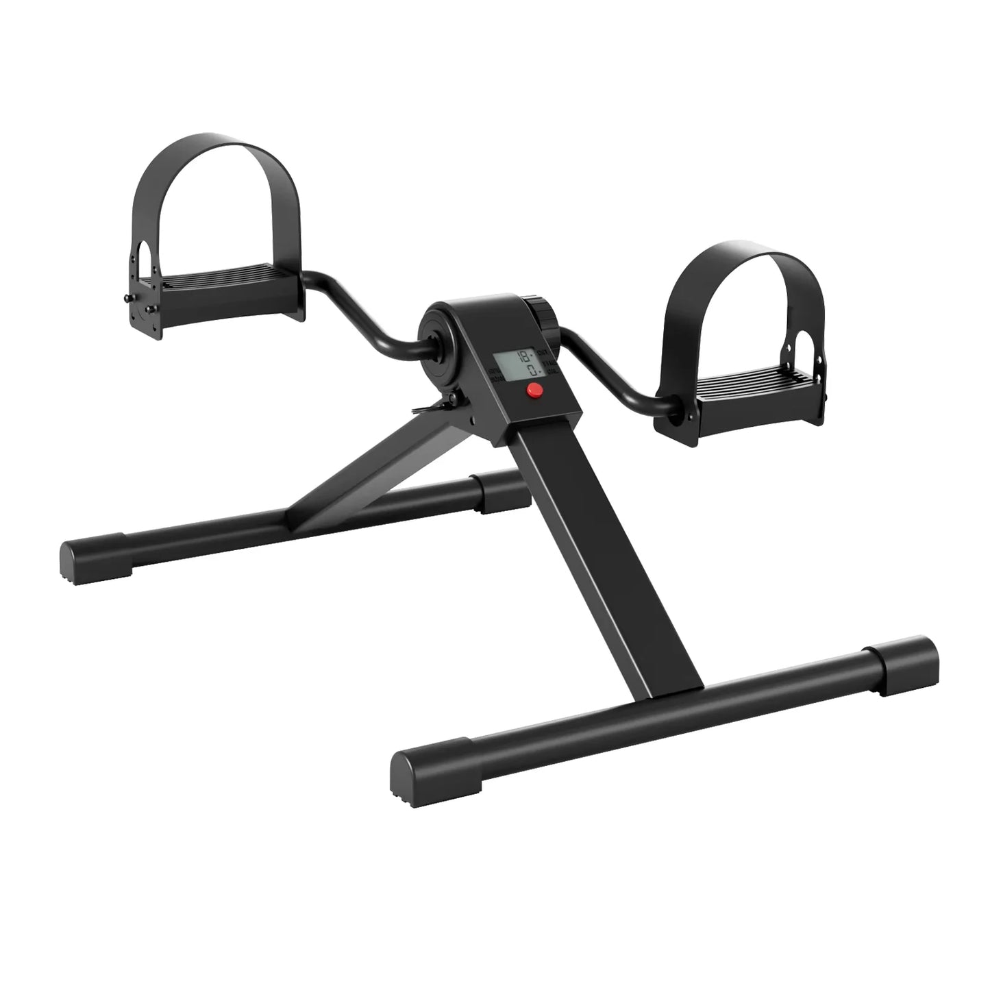 Under Desk Mini Exercise Bike Pedal With Electronic Display Folding Pedal Exerciser