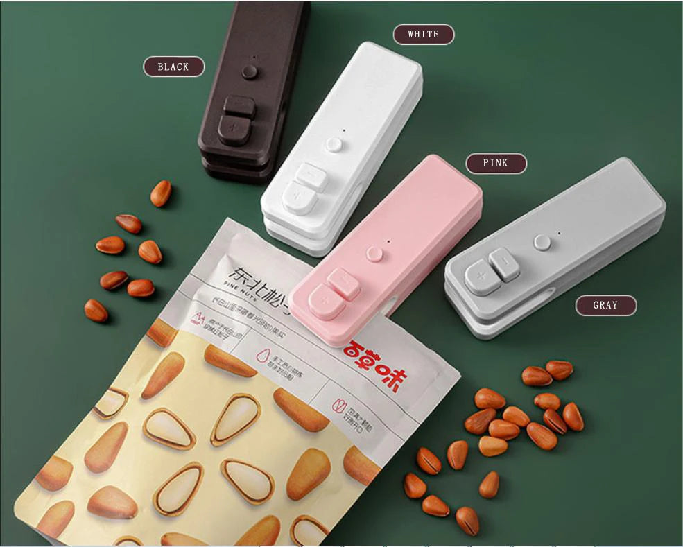 2-in-1 Mini USB Rechargeable Portable Heat Sealer