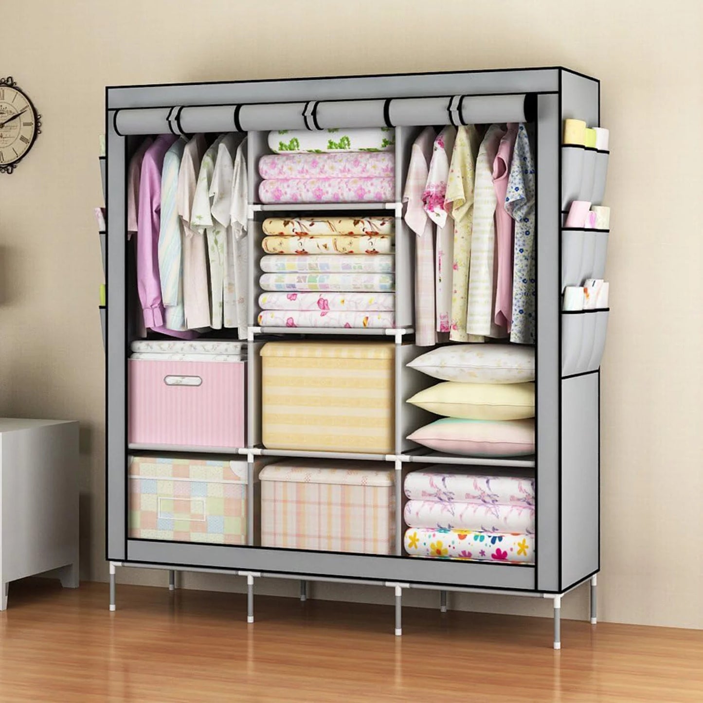 Wardrobe Organizer Storage Rack