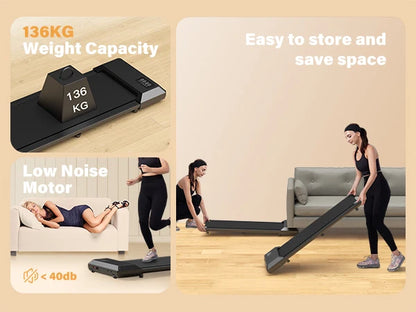 LCD Digital Data Display Treadmill for Home, with 2.5HP Treadmills Walking Pad