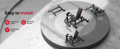 FEIERDUN Leg Extension and Curl Machine, Seated Leg Extension Machine