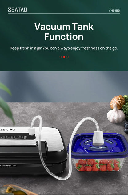 Automatic Multi Functional Built-in Storage & Cutting Vacuum Sealer