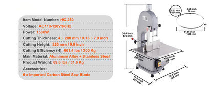 Electric Bone Cutting Sawing Machine